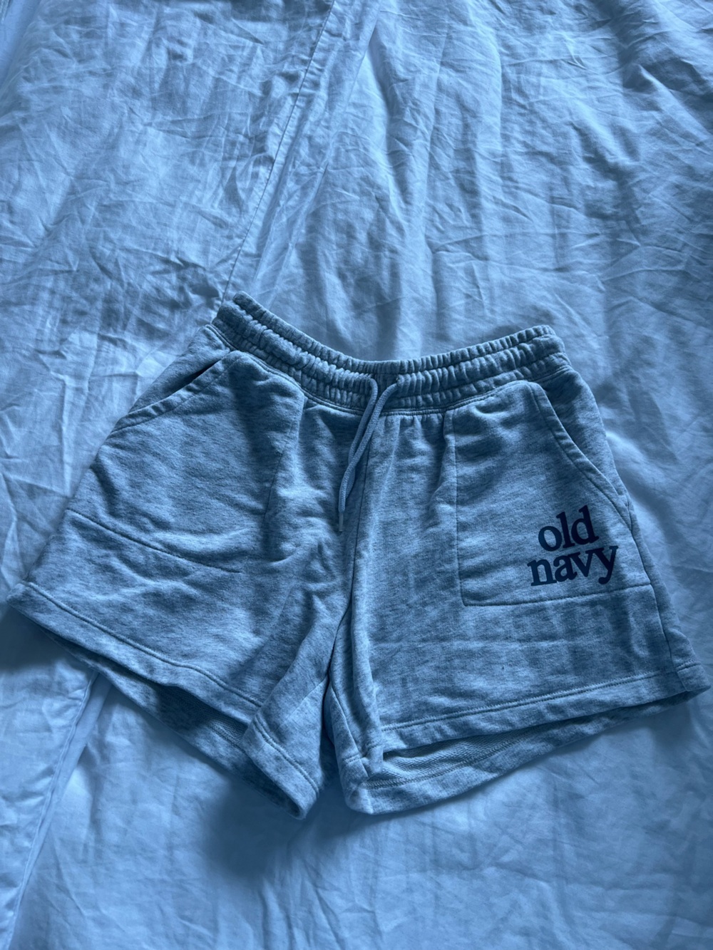 Old Navy Kids light grey Drawstring Sweat Shorts